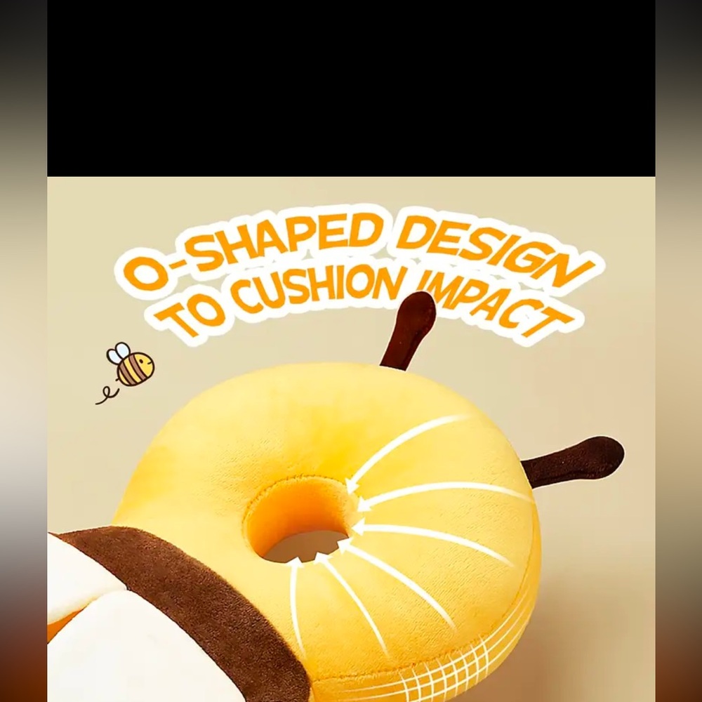 bee baby cushion head protection